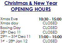 Opening Hours